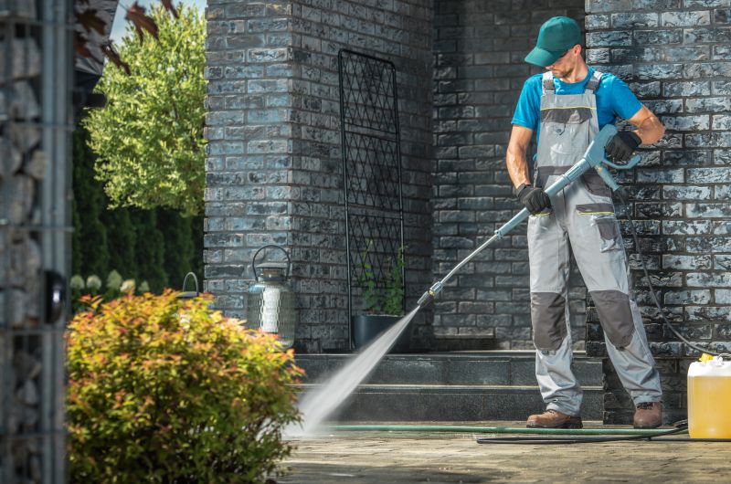 Products For Powerwashing Service in use